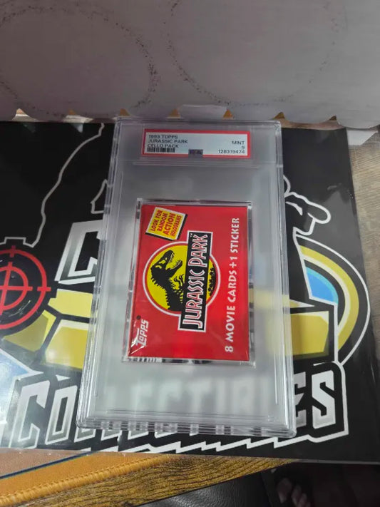 1993 Topps Jurassic Park Pack PSA 9