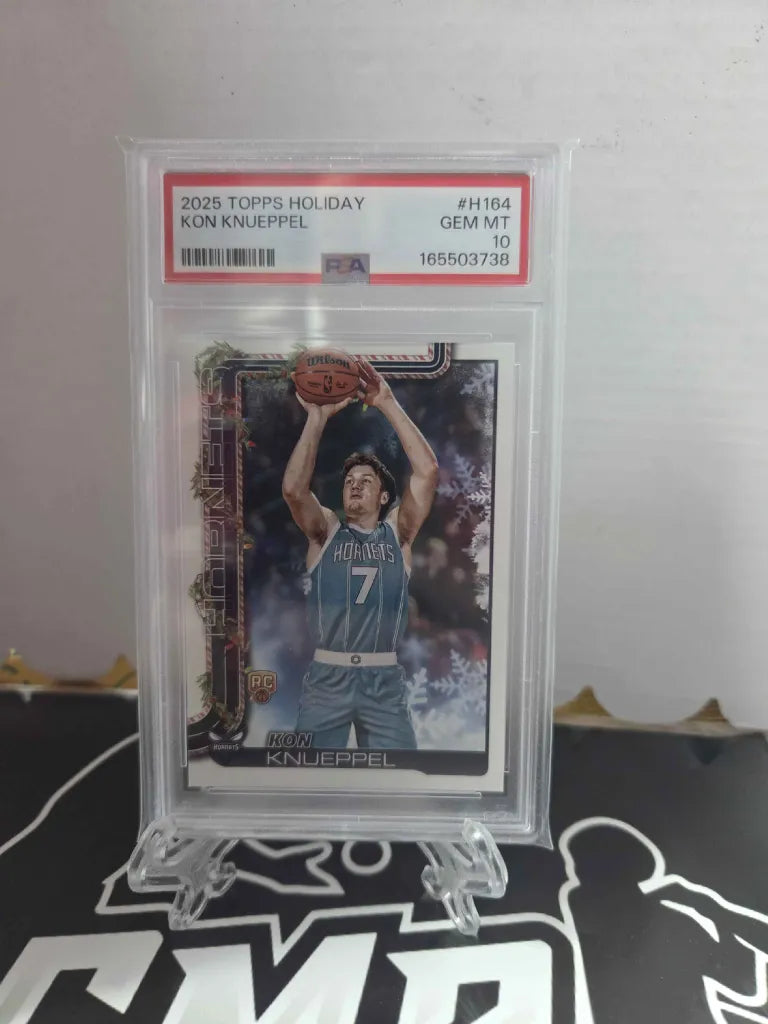 2025 Topps Holiday Kon Knueppel PSA 10