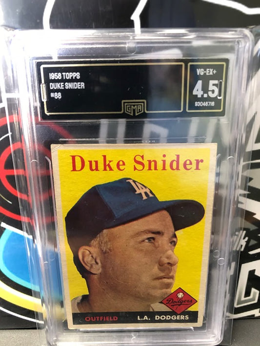 1958 Topps Duke Snider #88 Graded 4.5!