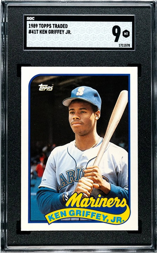 1989 Topps Traded Ken Griffey Jr. #41T RC SGC Graded 9!