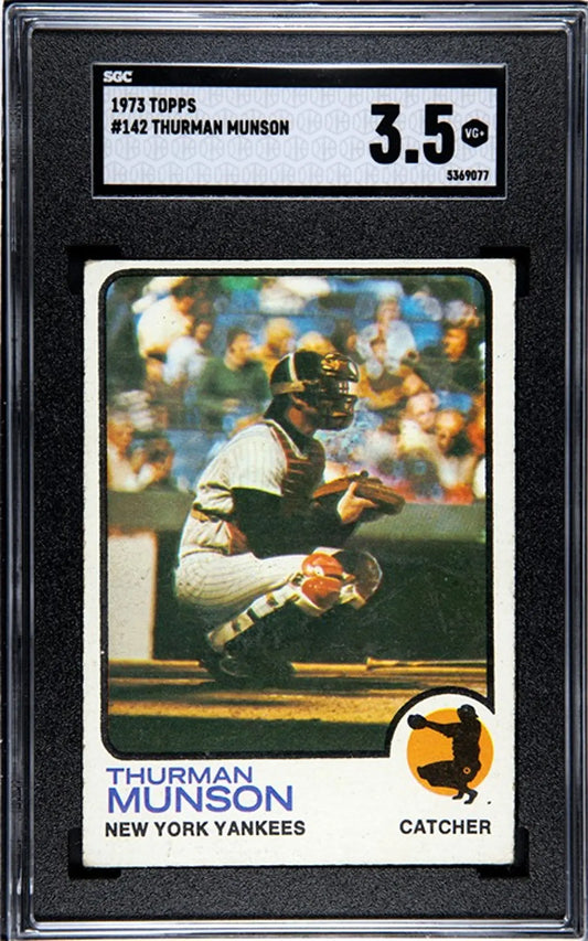 1973 Topps Thurman Munson #142 SGC 3.5.