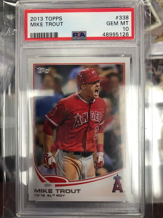 2013 Topps Mike Trout #338 PSA Graded GEM MT 10!
