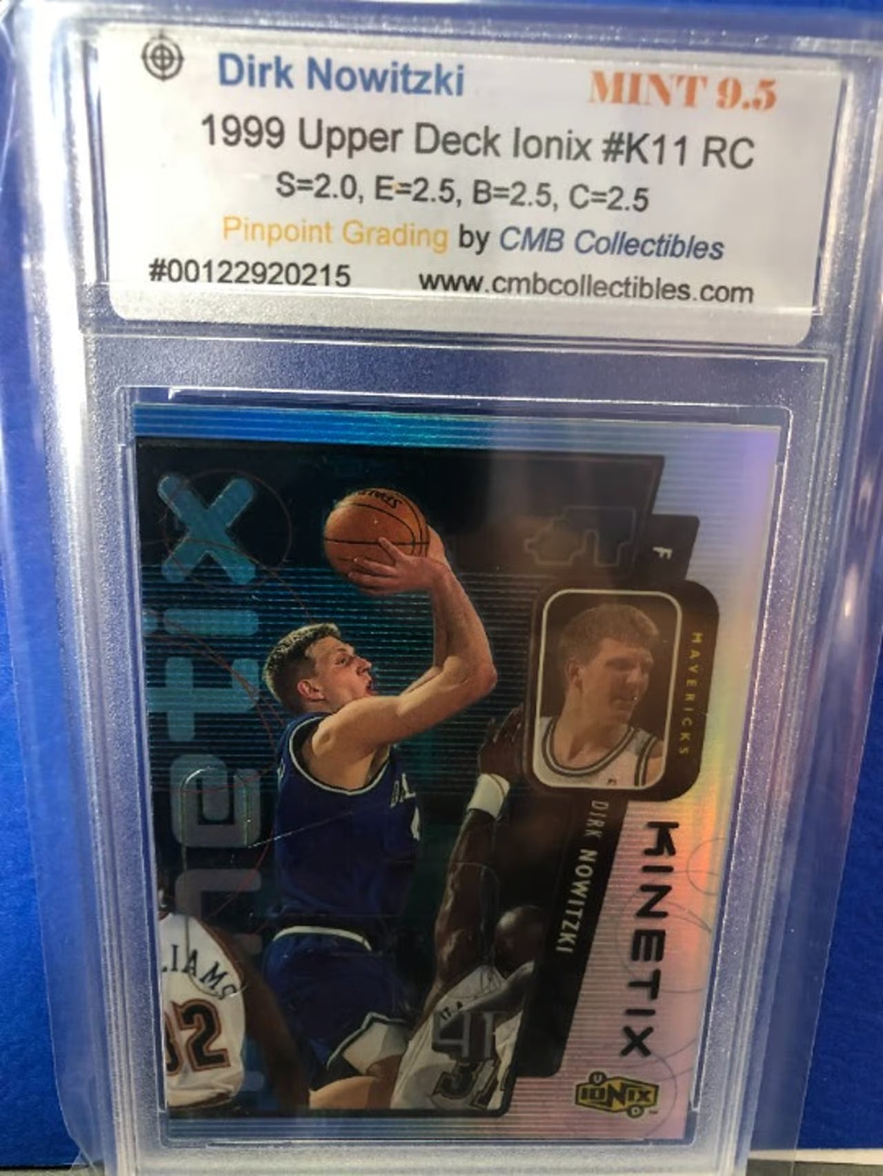 1999 Upper Deck Ionix Dirk Nowitzki #K11 RC Graded 9.5!