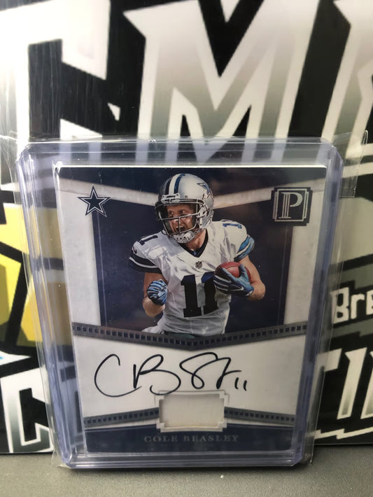 2017 Panini Pantheon Scripts Cole Beasley Autograph Relic #PSCB 89/99!