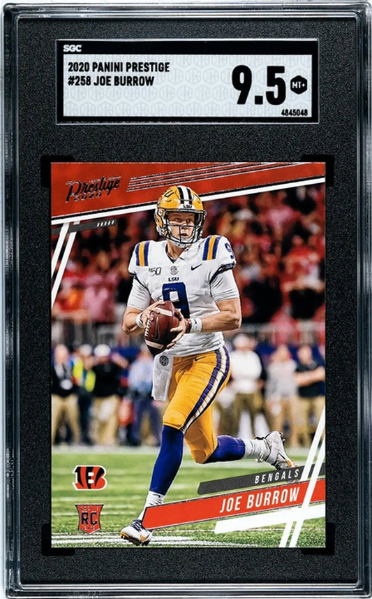 2020 Panini Prestige Joe Burrow RC #258 SGC 9.5!