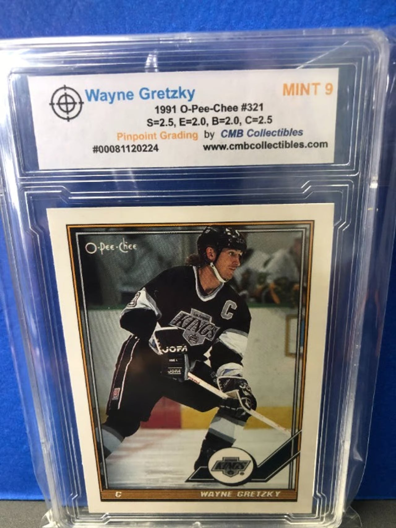 1991 O-Pee-Chee Wayne Gretzky #321 Graded 9!