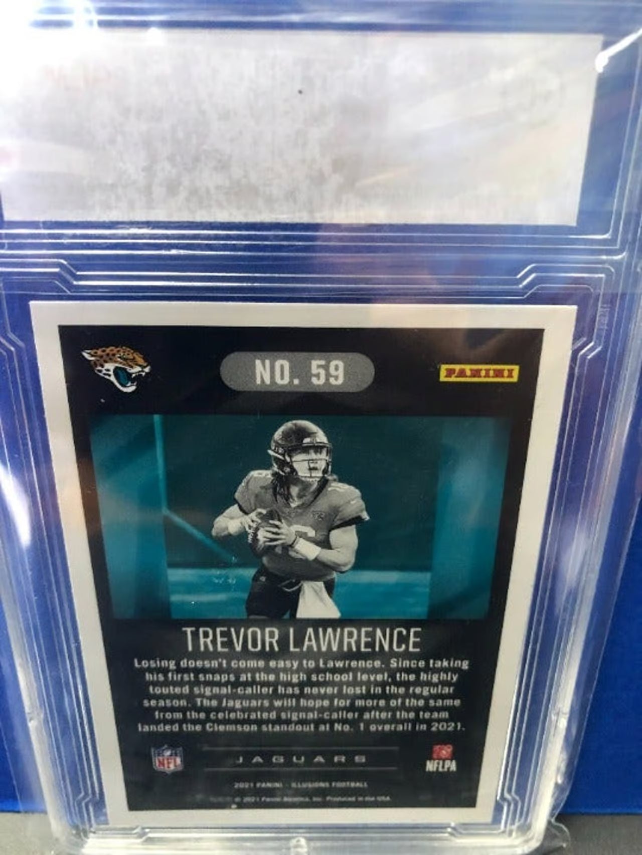 2021 Panini Illusions Trevor Lawrence RC #59 Graded Gem 10!