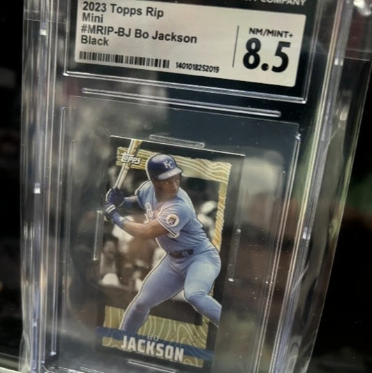 2023 Topps RIP Mini Bo Jackson Limited 20/50! Graded 8.5! #MRIP-BJ.
