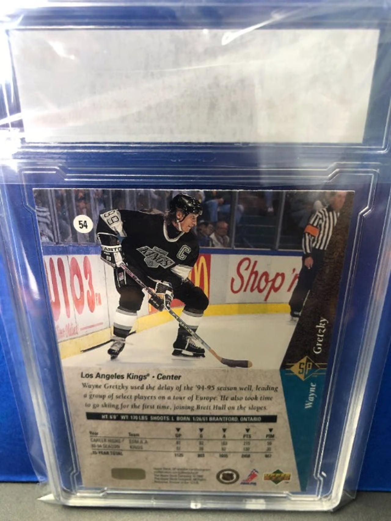 1995 Upper Deck SP Wayne Gretzky #54 Graded 9!