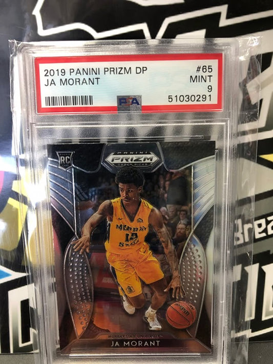 2019 Panini Prizm DP Ja Morant RC #65 PSA Graded 9!