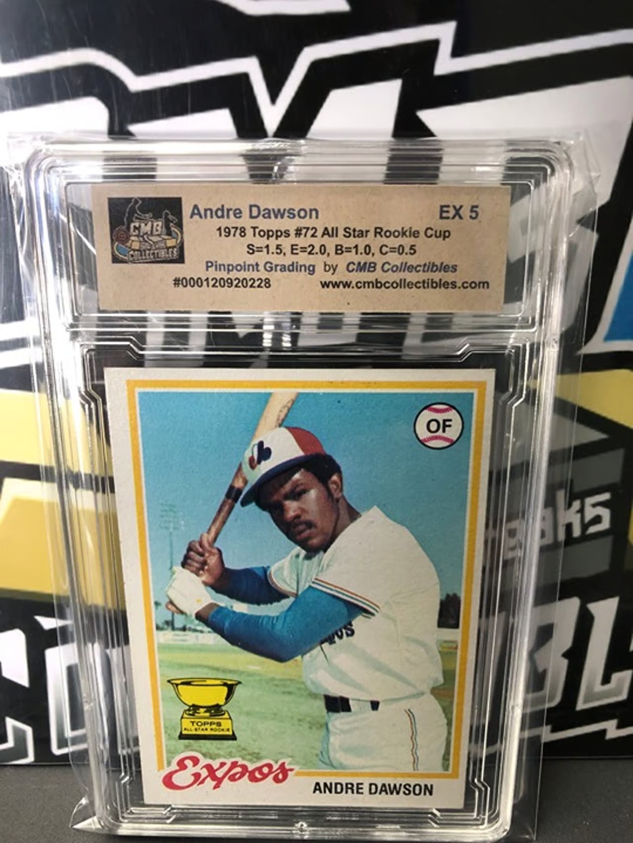 1978 Topps Andre Dawson #72 RC Graded 5!