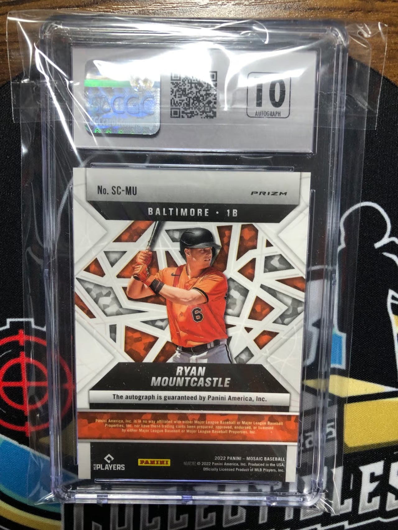 2022 Panini Mosaic Scripta Ryan Mountcastle Auto Graded 10/9.5!