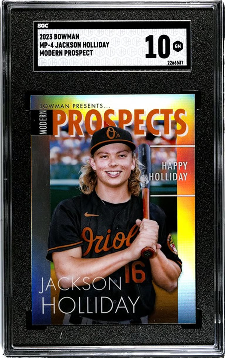 2023 Bowman Jackson Holliday Lot of 3 Nice Cards! 2 GEM 10's Included.