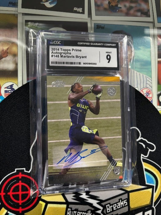 2014 Topps Prime Martavis Bryant RC #148 Autographs Graded 10/9!