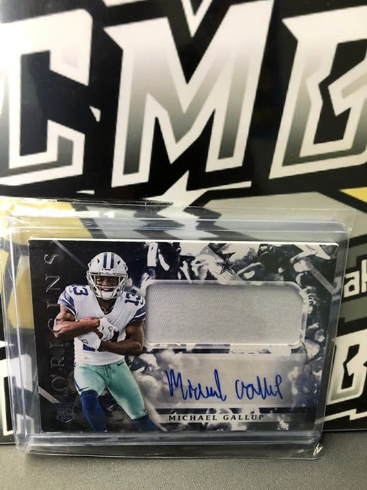2018 Panini Origins Michael Gallup Autographed Relic RC!