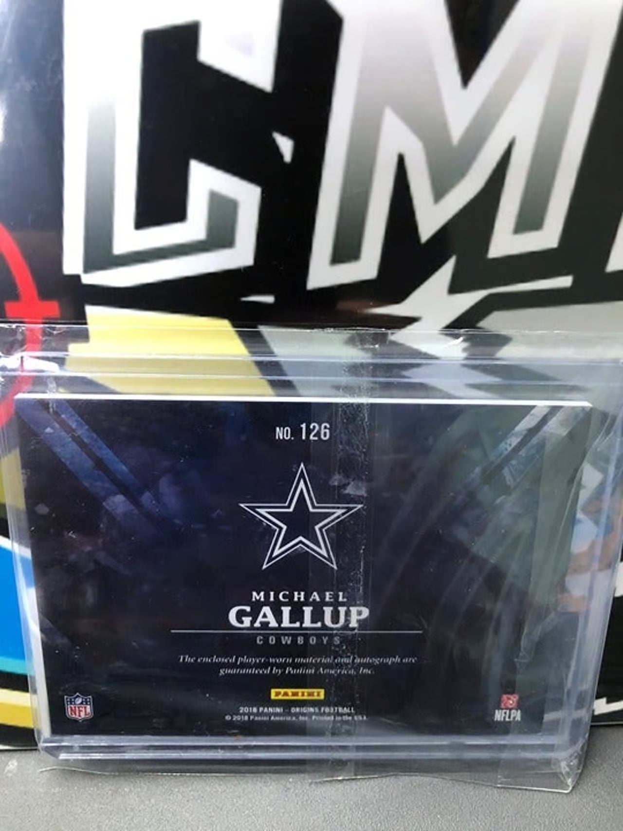 2018 Panini Origins Michael Gallup Autographed Relic RC!