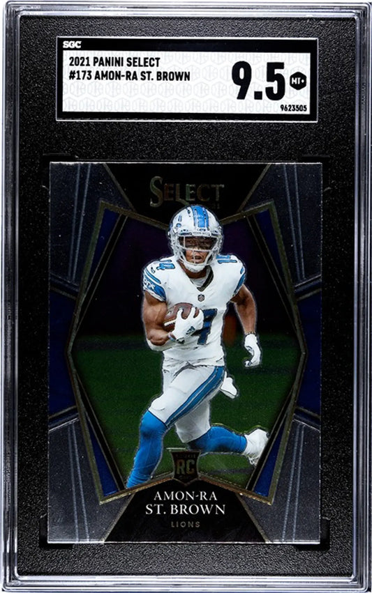 2021 Panini Select Amon-RA-St. Brown #173 RD SGC 9.5!