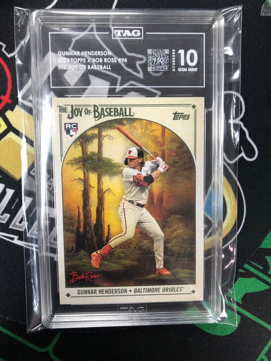 Gunnar Henderson 2023 Topps Joy of Baseball RC #94 POP 1! TAG 10!