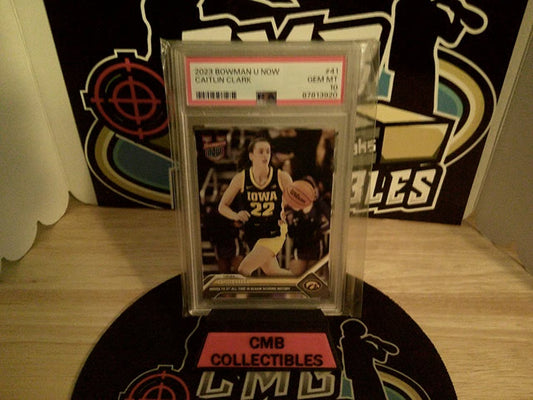 2023 Bowman U Now Caitlin Clark #41 PSA 10.
