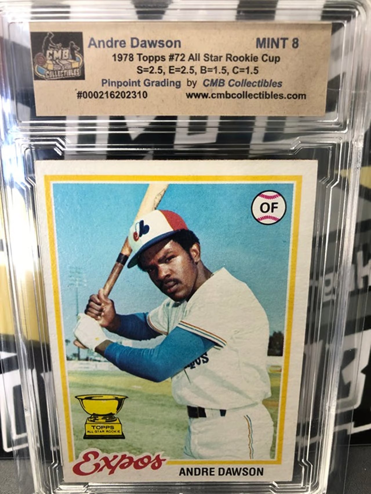 2023 Topps Series 2 Andre Dawson Orange Mojo 19/25!