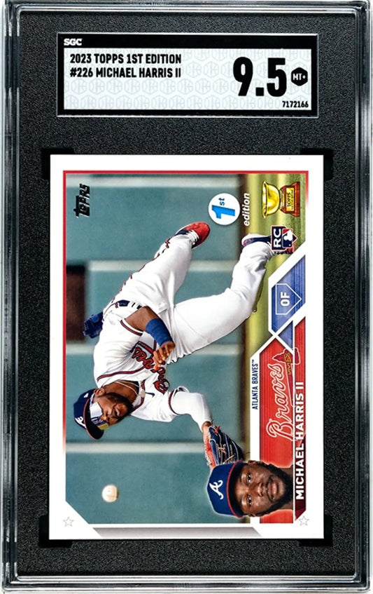 2023 Topps 1st Edition Michael Harris ll #226 RC SGC 9.5.