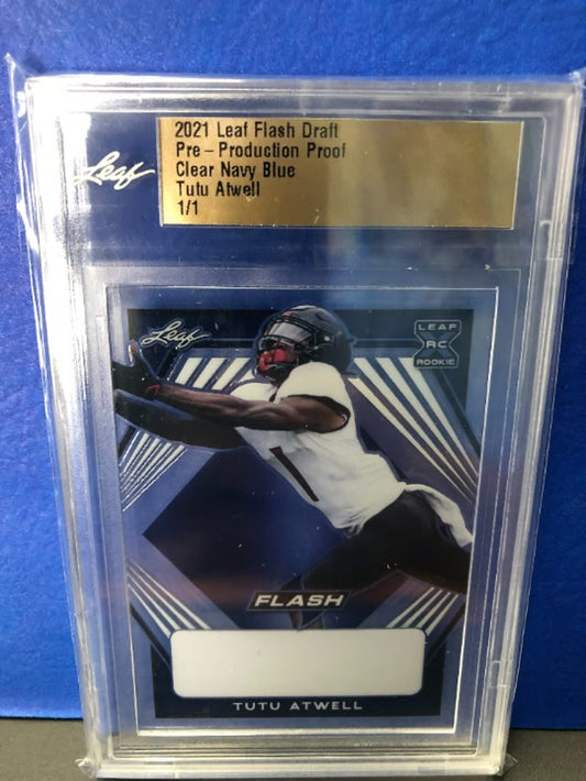 2021 Leaf Flash Drill Pre Production Proof Tutu Atwell 1/1! Slabbed by Leaf.