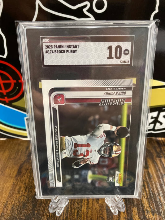 Brock Purdy 2023 Panini Instant RC #134! SGC 10!