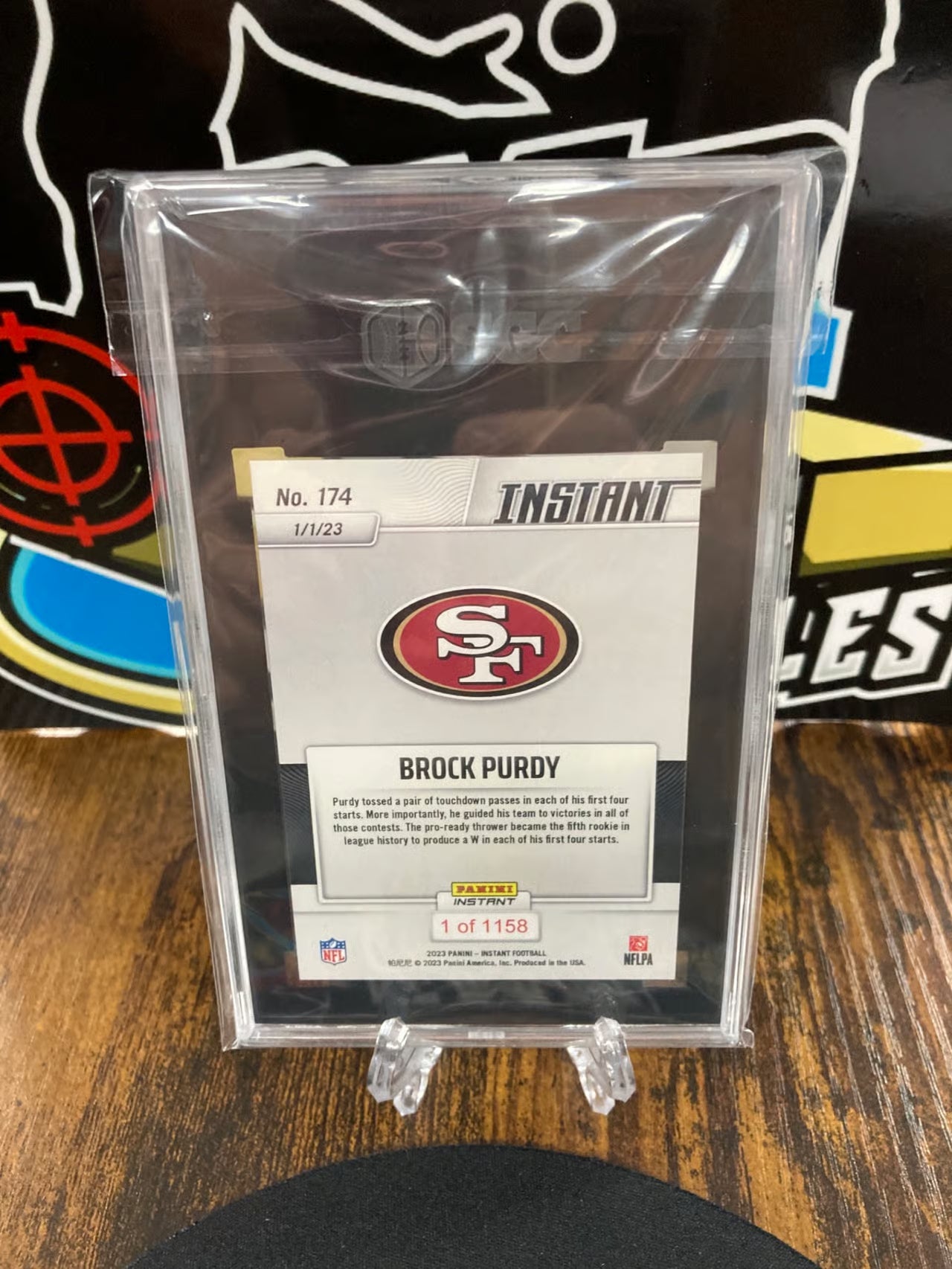 2022 Leaf Pro Set Brock Purdy RC #PB-5 SGC Graded 9.5!