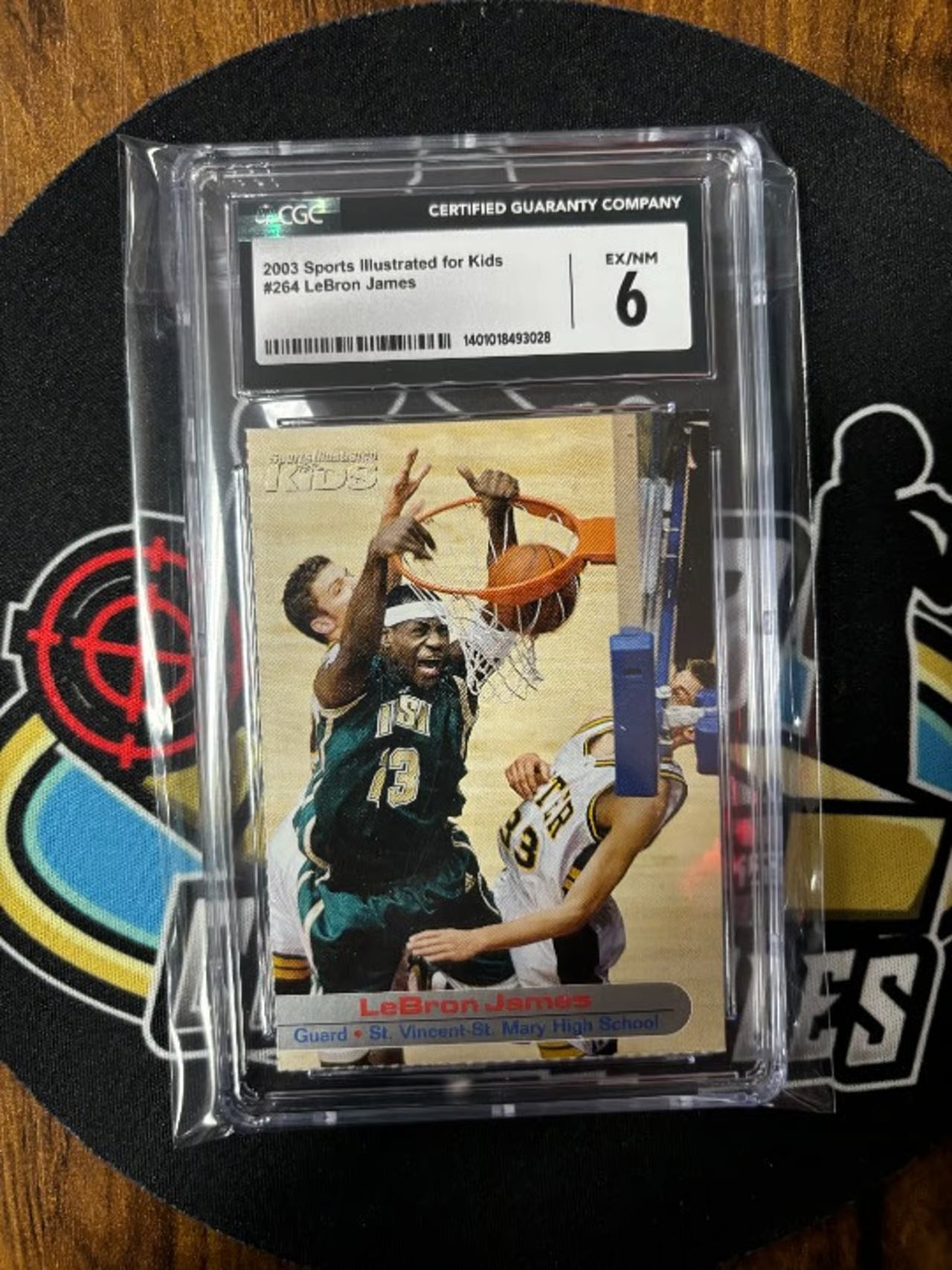 2003 Sports Ill For Kids Lebron James CGC 6! #264 RC.