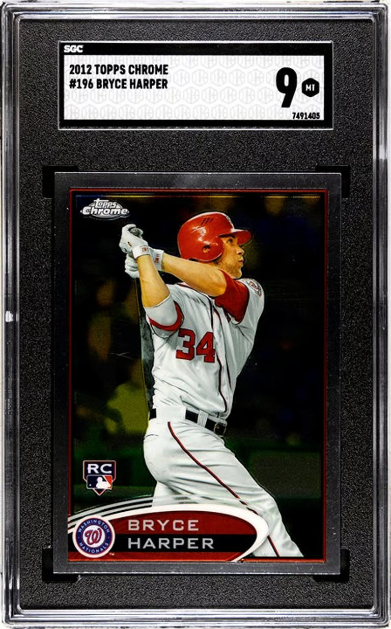 2012 Topps Chrome Bryce Harper #196 RC SGC 9!