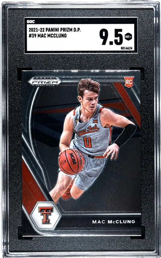 2021-22 Panini Prizm D.P. Mac McClung RC #39 DUNK CHAMP! SGC 9.5!