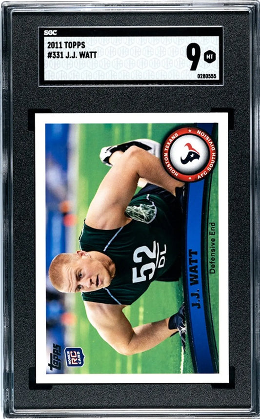 2011 Topps JJ Watt #331 RC SGC 9!