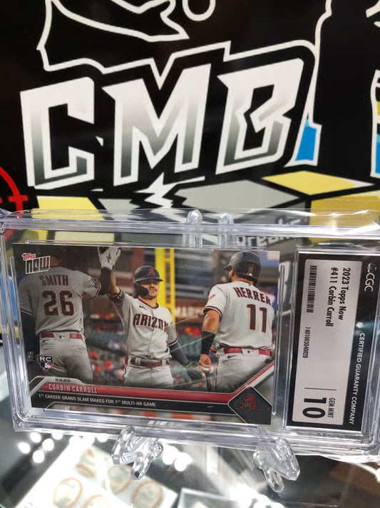 2023 Topps Now Corbin Carroll #411 RC First Career GS! Graded 10!