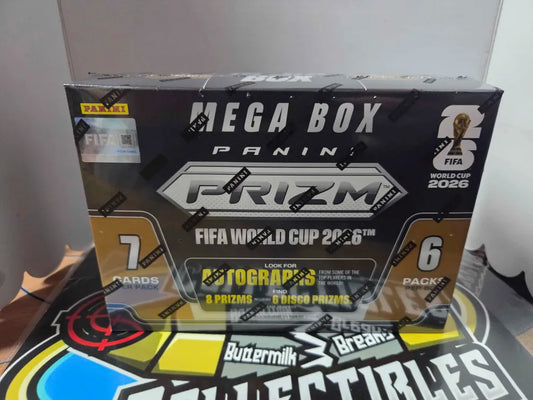 Panini Prizm FIFA World Cup 2026 Hobby Mega Box. New.