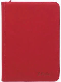 Arcane Fortress 9-Pocket Zipper Binder RED