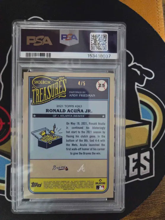 2025 TOPPS 4/5 Ronald Acuna Jr. PSA 9