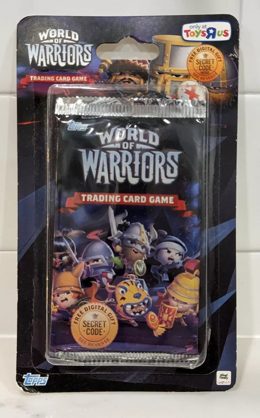 2015 Topps Toys R Us World of Warriors Hanger Pack. New.