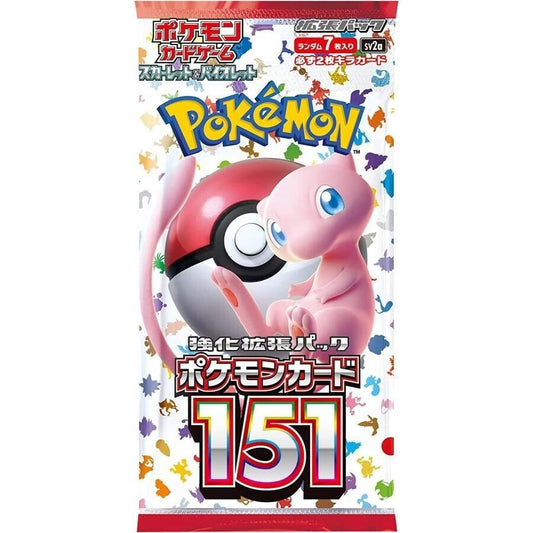 Pokemon 151 SV2a Japanese Card Scarlet & Violet Sealed Pack.l