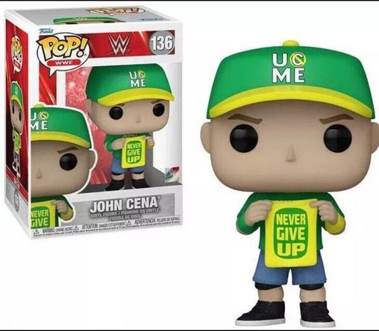 Funko Pop WWE John Cena Never Give Up #136. New.