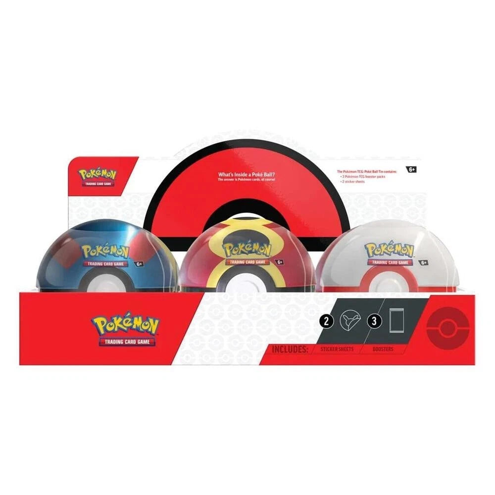 Pokemon 2025 Q4 Poke Ball Tin. New.