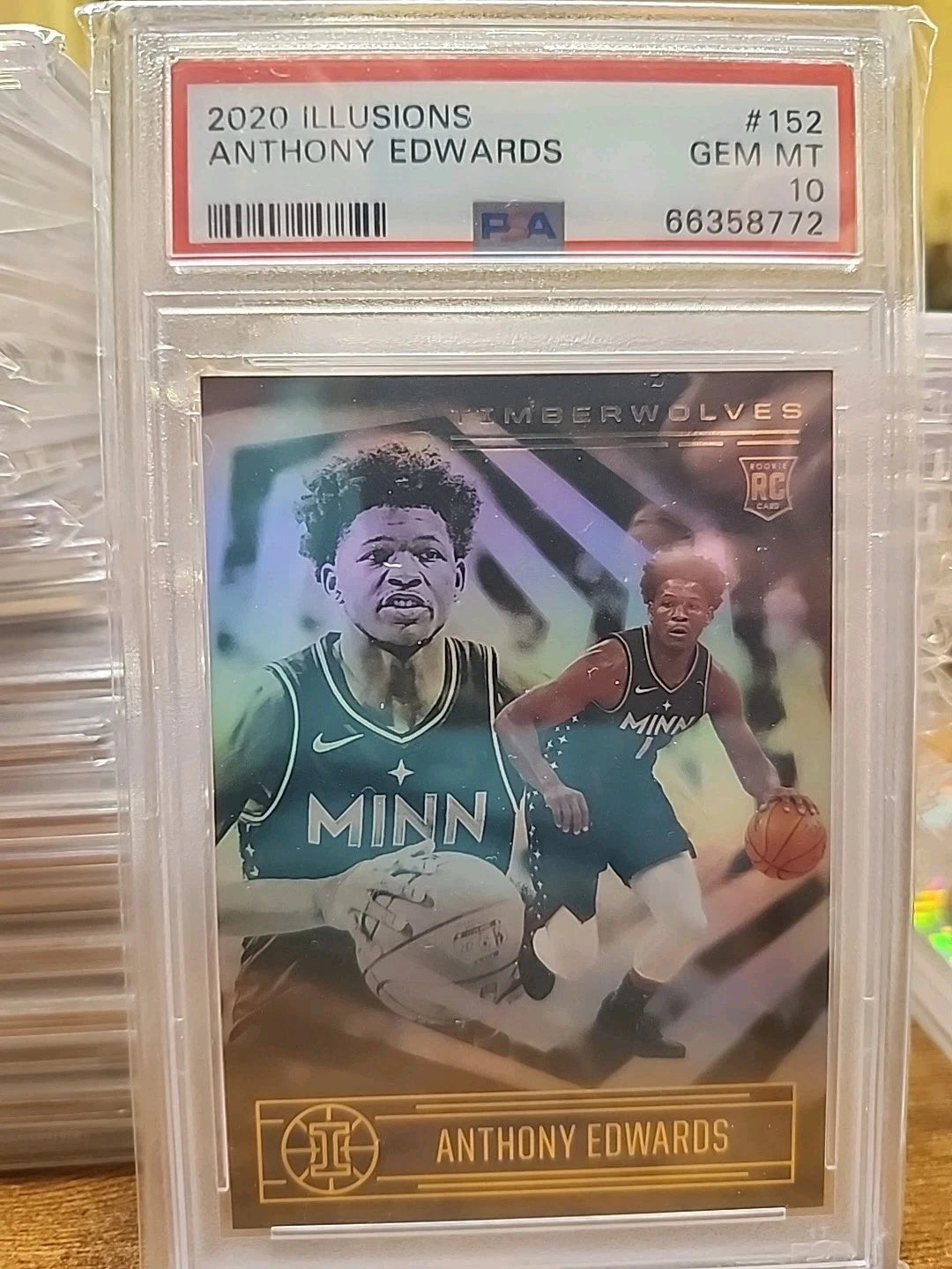 2020 Panini Illusion Anthony Edwards RC #152 PSA 10!