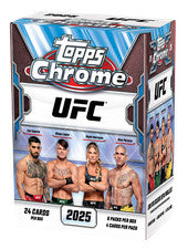 2025 Topps Chrome UFC Hobby Blaster Retail Box. New.