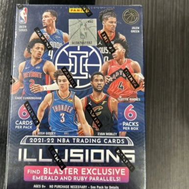 2021-22 Panini Illusions NBA Blaster Box. New.