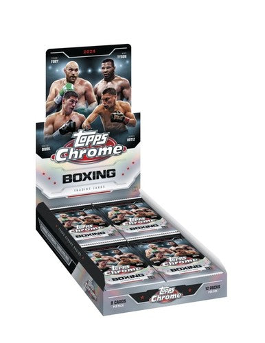 2024 Topps Chrome Boxing Hobby Pack. New.