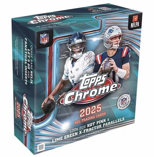 2025 Topps Chrome NFL Hobby Mega Box. New. Read.