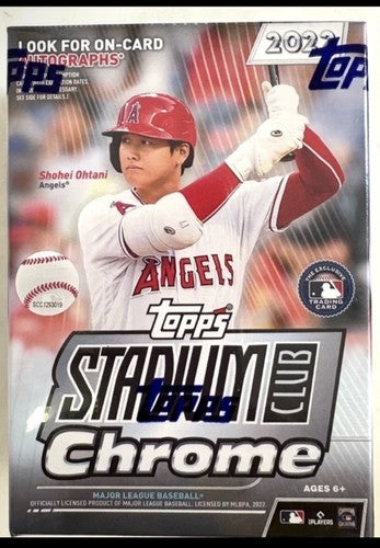 2022 Topps Stadium Club Chrome MLB Blaster Box. New.