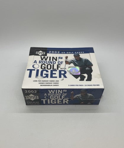 2002 Upper Deck PGA Golf Factory Sealed Pack.