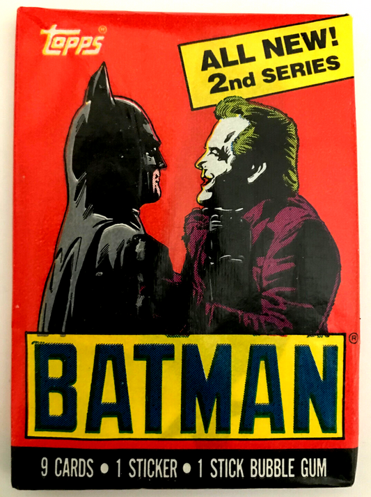 1989 Topps Batman Series 2 Unopened Wax Pack.