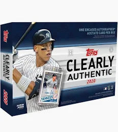 2020 Topps Clearly Authentic Baseball Hobby Box. New.