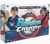 2025 Bowman Chrome Baseball Breaker Delight 3 Auto Hobby Box. New.